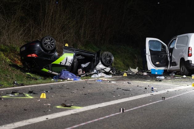 Tödlicher Verkehrsunfall auf der L288 erschüttert Region Westerburg Westerwaldkreis, L288 zwischen A Rheinland-Pfalz Deutschland
