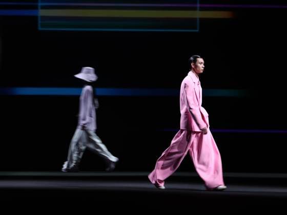 BEIJING, CHINA - MARCH 27: Models walk the runway at the HOIl collection on day 8 of China Fashion Week 2026 (Spring) at 798Â·751 PARK on March 27, 2026 in Beijing, China.  Copyright: xChinaxNewsxServicex 111631118371
