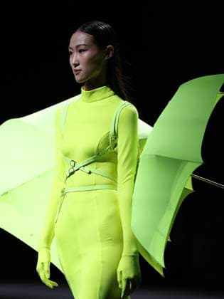 BEIJING, CHINA - MARCH 27: A model walks the runway at the HOIl collection on day 8 of China Fashion Week 2026 (Spring) at 798Â·751 PARK on March 27, 2026 in Beijing, China.  Copyright: xChinaxNewsxServicex 111631118818