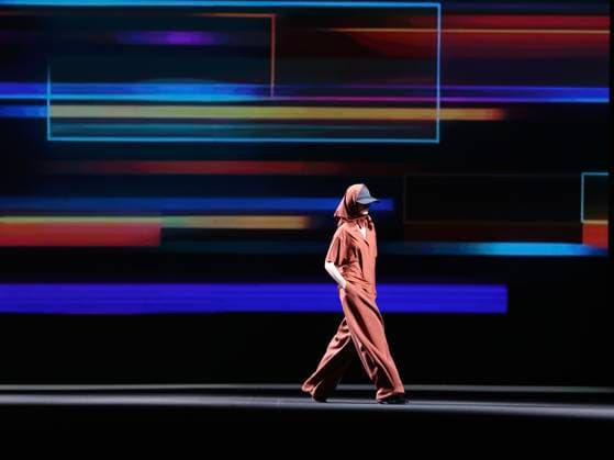 BEIJING, CHINA - MARCH 27: A model walks the runway at the HOIl collection on day 8 of China Fashion Week 2026 (Spring) at 798Â·751 PARK on March 27, 2026 in Beijing, China.  Copyright: xChinaxNewsxServicex 111631118981