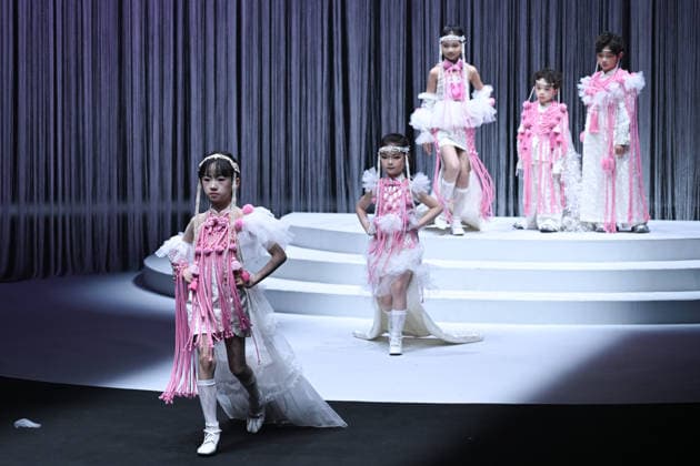 BEIJING, CHINA - MARCH 28: Models walk the runway at the XIANAI collection by designer Huang Yayun on day 9 of China Fashion Week 2026 (Spring) at 798Â·751 PARK on March 28, 2026 in Beijing, China.  Copyright: xChinaxNewsxServicex 111631272729