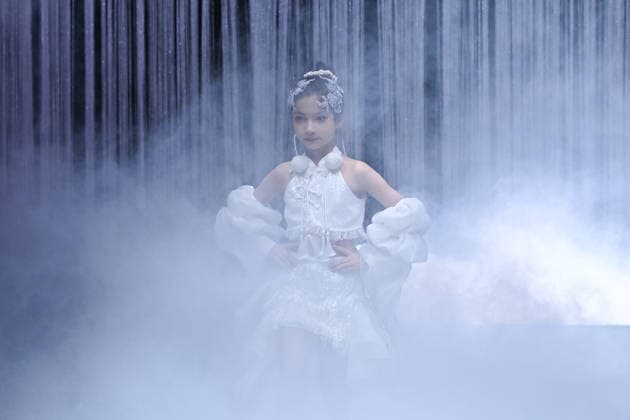 BEIJING, CHINA - MARCH 28: A model walks the runway at the XIANAI collection by designer Huang Yayun on day 9 of China Fashion Week 2026 (Spring) at 798Â·751 PARK on March 28, 2026 in Beijing, China.  Copyright: xChinaxNewsxServicex 111631272759