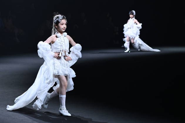 BEIJING, CHINA - MARCH 28: Models walk the runway at the XIANAI collection by designer Huang Yayun on day 9 of China Fashion Week 2026 (Spring) at 798Â·751 PARK on March 28, 2026 in Beijing, China.  Copyright: xChinaxNewsxServicex 111631272718