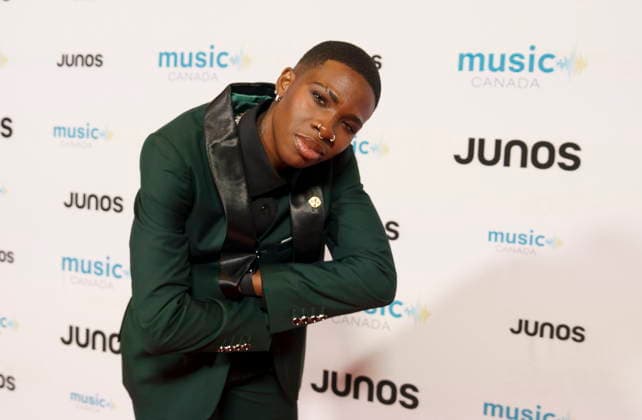 March 28, 2026, Hamilton, On, CAN: Haviah Mighty, nominated for music video of the year, on the red carpet at the 2026 Juno Awards Gala in Hamilton, Saturday, March 28, 2026. Hamilton CAN  - ZUMAc35_ 20260328_zaf_c35_093 Copyright: xPeterxPowerx
