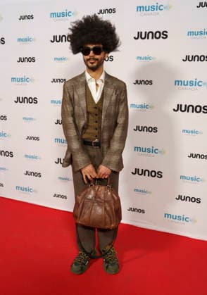 March 28, 2026, Hamilton, On, CAN: Yves Jarvis, nominated for Alternative Album of the Year, on the red carpet at the 2026 Juno Awards Gala in Hamilton, Saturday, March 28, 2026. Hamilton CAN  - ZUMAc35_ 20260328_zaf_c35_177 Copyright: xPeterxPowerx