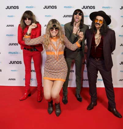 March 28, 2026, Hamilton, On, CAN: The Damn Truth, nominated for Rock Album of the Year, on the red carpet at the 2026 Juno Awards Gala in Hamilton, Saturday, March 28, 2026. Hamilton CAN  - ZUMAc35_ 20260328_zaf_c35_202 Copyright: xPeterxPowerx