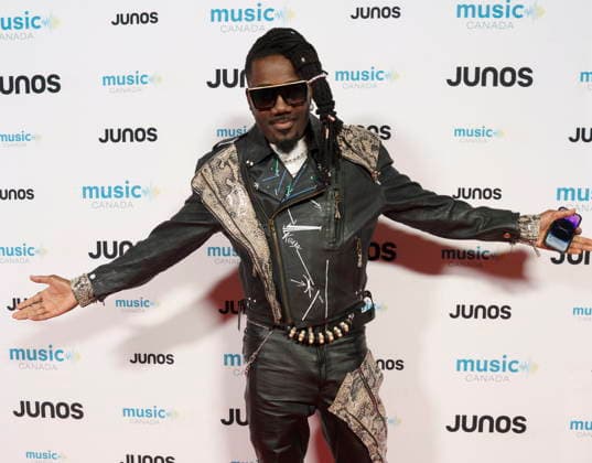 March 28, 2026, Hamilton, On, CAN: Kizaba, nominated for Global Music Album of the Year, on the red carpet at the 2026 Juno Awards Gala in Hamilton, Saturday, March 28, 2026. Hamilton CAN  - ZUMAc35_ 20260328_zaf_c35_213 Copyright: xPeterxPowerx