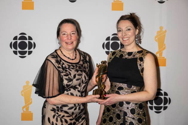 March 28, 2026, Hamilton, On, Canada: Members of the Winnipeg Jazz Orchestra poses for photos after winning Group Jazz Album of the Year during the 2026 Juno Awards Gala in Hamilton, Saturday, March 28, 2026. Hamilton Canada  - ZUMAc35_ 20260328_zaf_c35_226 Copyright: xNickxIwanyshynx