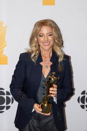 March 28, 2026, Hamilton, On, Canada: Sarah McLachlan poses for photos after winning Adult Contemporary Album of the Year during the 2026 Juno Awards Gala in Hamilton, Saturday, March 28, 2026. Hamilton Canada  - ZUMAc35_ 20260328_zaf_c35_236 Copyright: xNickxIwanyshynx