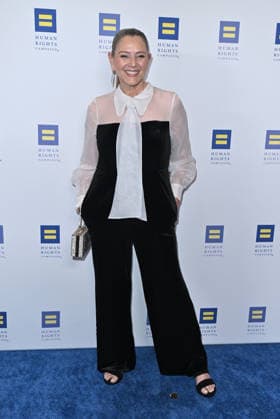 Human Rights Campaign Los Angeles Dinner Camryn Manheim arriving at the Human Rights Campaign Los Angeles Dinner held at the Fairmont Century Plaza on March 28, 2026 in Century City, CA. Century City Fairmont Century Plaza California USA Copyright: xLeexWattx xAFF-USA.COMx