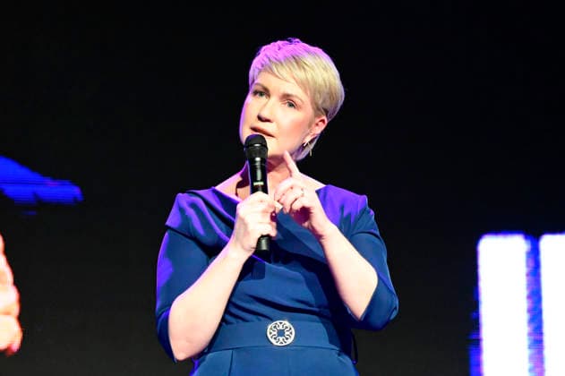 Manuela Schwesig bei der 9. Windflüchter Charity Gala 2026 zu Gunsten der Stiftung Betroffen˜ im Störtebeker Brauquartier. Stralsund, 28.03.2026