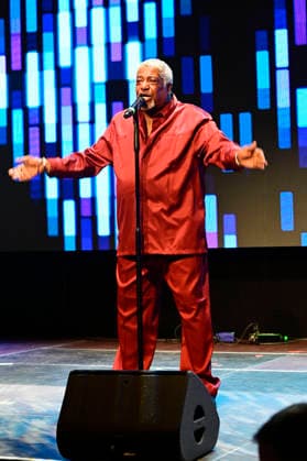 Sydney Youngblood bei der 9. Windflüchter Charity Gala 2026 zu Gunsten der Stiftung Betroffen˜ im Störtebeker Brauquartier. Stralsund, 28.03.2026