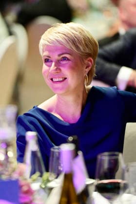 Manuela Schwesig bei der 9. Windflüchter Charity Gala 2026 zu Gunsten der Stiftung Betroffen˜ im Störtebeker Brauquartier. Stralsund, 28.03.2026