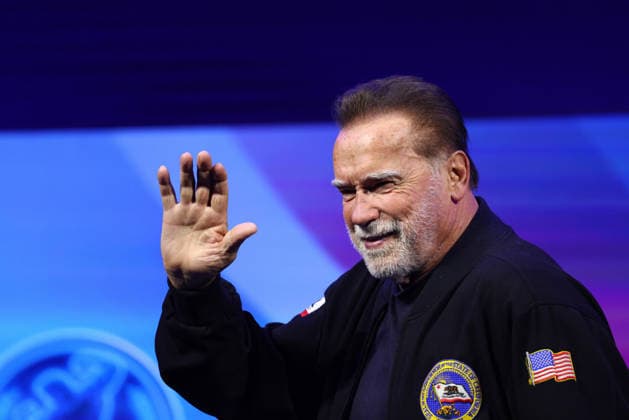 Birmingham, UK. Arnold Schwarzenegger at the Arnold Sports Festival UK 2026. The NEC. 28th March 2026. LMK430-S290326-001 Anfisa Polyushkevych Landmark Media . 