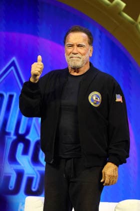 Birmingham, UK. Arnold Schwarzenegger at the Arnold Sports Festival UK 2026. The NEC. 28th March 2026. LMK430-S290326-001 Anfisa Polyushkevych Landmark Media . 