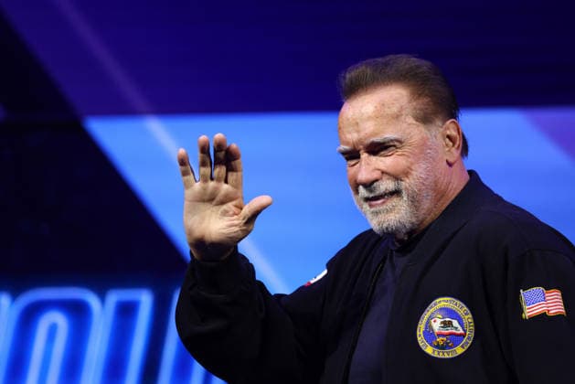 Birmingham, UK. Arnold Schwarzenegger at the Arnold Sports Festival UK 2026. The NEC. 28th March 2026. LMK430-S290326-001 Anfisa Polyushkevych Landmark Media . 