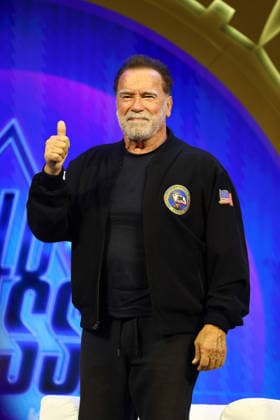 Birmingham, UK. Arnold Schwarzenegger at the Arnold Sports Festival UK 2026. The NEC. 28th March 2026. LMK430-S290326-001 Anfisa Polyushkevych Landmark Media . 