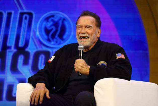Birmingham, UK. Arnold Schwarzenegger at the Arnold Sports Festival UK 2026. The NEC. 28th March 2026. LMK430-S290326-001 Anfisa Polyushkevych Landmark Media . 