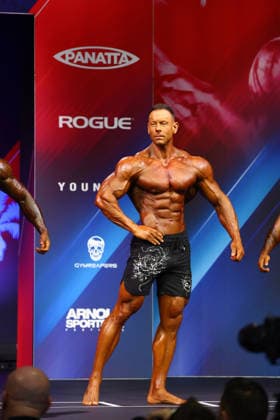 Birmingham, UK. Male body builders at the Arnold Sports Festival UK 2026. The NEC. 28th March 2026. LMK430-S290326-001 Anfisa Polyushkevych Landmark Media . 