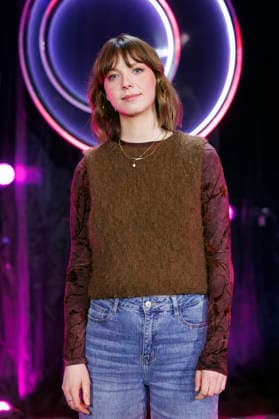 Comedienne Emilia Suchlich bei der ARD Show Ladies Night Youngstars , der einzigen Comedy- und Kabarettshow mit rein weiblicher Besetzung im deutschsprachigen Fernsehen. Köln, 25.03.2026 NRW Deutschland Copyright: xChristophxHardtx
