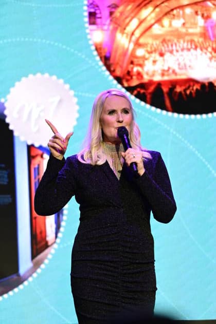 Anja Petzold bei der 9. Windflüchter Charity Gala 2026 zu Gunsten der Stiftung Betroffen˜ im Störtebeker Brauquartier. Stralsund, 28.03.2026 Copyright: xMatthiasxWehnertx
