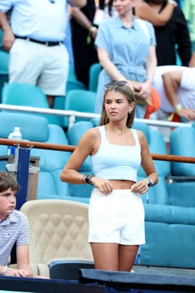 Kai Trump, Spencer Trump seen at the Aryna Sabalenka and Coco Gauff game the women s singles final match of the Miami Open at Hard Rock Stadium Featuring: Kai Trump Where: Miami Gardens, Florida, United States When: 28 Mar 2026 Credit: hoo-me.com MediaPunch INSTARimages EDITORIAL USE ONLY. NOT FOR USE BY NEWSPAPERS BASED IN THE UK. Copyright: xx instar55588223