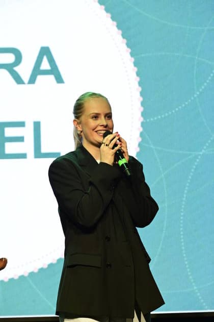 Clara Lösel bei der 9. Windflüchter Charity Gala 2026 zu Gunsten der Stiftung Betroffen˜ im Störtebeker Brauquartier. Stralsund, 28.03.2026 Copyright: xMatthiasxWehnertx