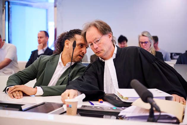 Rapper Ali B Pleads for Acquittal in Amsterdam Appeal Court AMSTERDAM 24-03-26. The third day of the substantive trial of the appeal in the criminal case against rapper Ali B. Two additional witnesses are now being heard behind closed doors in the case. Rapper Ali B at the Court of Appeal in Amsterdam. Ali B hopes for an acquittal on appeal after previously being sentenced to two years in prison by the Haarlem District Court. Rapper Ali B was convicted of rape at a writers camp but was acquitted of two sexual assaults. The Court of Appeal is now reviewing the case. Ali B is being assisted by lawyer Bart Swier. NICO GARSTMAN CONTENT CURATION AMSTERDAM NETHERLANDS  Copyright: xNICOxGARSTMANx xCONTENTxCURATIONx NICOxGARSTMANx xCONTENTxCURATIONx