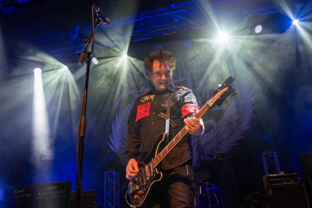 Scarborough Punk Festival 2026, UK - 29 Mar 2026 Guitarist of the Chelsea punk rock band, Mat Sargent performs during the festival in Scarborough. Hundreds of punk rock fans gathered in Scarborough Spa in Yorkshire county, England for the two days long punk rock festival. Scarborough United Kingdom Copyright: xKrisztianxElekx xSOPAxImagesx SSS_20260329_PUNK_FEST_0011005234