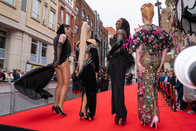 March 29, 2026, London, United Kingdom: L-R Ophelia Love, La Belle Vanity Milan and Miss Leigh Ding seen at the Red Carpet Catwalk for the Gala performance of Kinky Boots The Musical for WaterAid. Kinky Boots the Musical opens at London Coliseum in the West End and host a Gala Night in aid of WaterAid. .Arrivals and Cast on the red carpet and the curtain call of the show. March 29th 2026 London United Kingdom - ZUMAs197 20260329_aaa_s197_608 Copyright: xBonniexBritainx