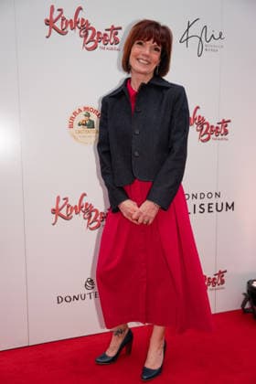 March 29, 2026, London, United Kingdom: Diane Carson seen arriving for the Gala performance of Kinky Boots The Musical for WaterAid Kinky Boots the Musical opens at London Coliseum in the West End and host a Gala Night in aid of WaterAid. .Arrivals and Cast on the red carpet and the curtain call of the show. March 29th 2026 London United Kingdom - ZUMAs197 20260329_aaa_s197_628 Copyright: xBonniexBritainx