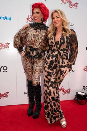 March 29, 2026, London, United Kingdom: L-R La Voix and Claire Sweeney seen arriving for the Gala performance of Kinky Boots The Musical for WaterAid Kinky Boots the Musical opens at London Coliseum in the West End and host a Gala Night in aid of WaterAid. .Arrivals and Cast on the red carpet and the curtain call of the show. March 29th 2026 London United Kingdom - ZUMAs197 20260329_aaa_s197_634 Copyright: xBonniexBritainx