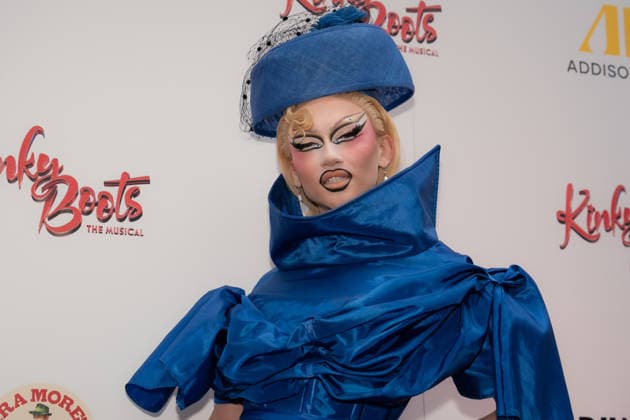 March 29, 2026, London, United Kingdom: Kyran Thrax seen arriving for the Gala performance of Kinky Boots The Musical for WaterAid Kinky Boots the Musical opens at London Coliseum in the West End and host a Gala Night in aid of WaterAid. .Arrivals and Cast on the red carpet and the curtain call of the show. March 29th 2026 London United Kingdom - ZUMAs197 20260329_aaa_s197_660 Copyright: xBonniexBritainx