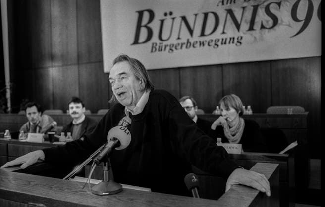 Landesdelegiertenkonferenz Bündnis 90, Brandenburg Deutschland, Berlin, 12.12.1992, Helmut Lippelt, Â *** State Delegates Conference Bündnis 90, Brandenburg Germany, Berlin, 12 12 1992, Helmut Lippelt, Â