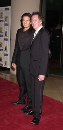 Hollywood Awards Gala Ceremony Oct 20, 2003; Los Angeles, CA, USA; Actors ORLANDO BLOOM and GEOFFREY RUSH at the Hollywood Awards Gala Ceremony, held at the Beverly Hilton Hotel, Beverly Hills. Copyright: xPaulxFenton-KPAx