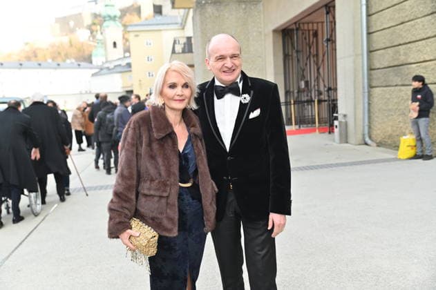 Claudia Gugger-Bessinger, Gatte Günther Bessinger, Das Rheingold, Premiere, Osterfestspiele, Salzburg, 2026, Manfred Siebinger