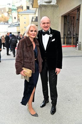 Claudia Gugger-Bessinger, Gatte Günther Bessinger, Das Rheingold, Premiere, Osterfestspiele, Salzburg, 2026, Manfred Siebinger