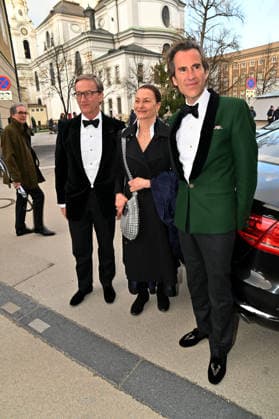 Thaddaeus Ropac, Arabel von Karajan, Pierre Pelegry, Das Rheingold, Premiere, Osterfestspiele, Salzburg, 2026, Manfred Siebinger