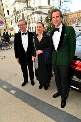 Thaddaeus Ropac, Arabel von Karajan, Pierre Pelegry, Das Rheingold, Premiere, Osterfestspiele, Salzburg, 2026, Manfred Siebinger