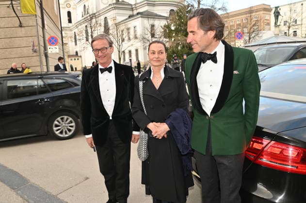 Thaddaeus Ropac, Arabel von Karajan, Pierre Pelegry, Das Rheingold, Premiere, Osterfestspiele, Salzburg, 2026, Manfred Siebinger