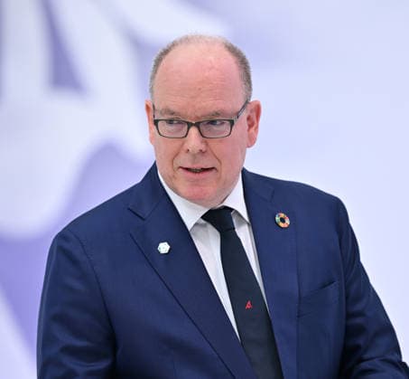 ChangeNOW 2026 meetings in Paris PARIS, FRANCE - MARCH 30: Albert II, Prince of Monaco, speaks during the ‘ChangeNow 26’ at the Grand Palais in Paris, France on March 30, 2026. Mustafa Yalcin Anadolu Paris France. Editorial use only. Please get in touch for any other usage.  Copyright: x2026xAnadoluxMustafaxYalcinx