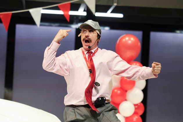 Lars Eidinger bei der Probe des Theaterstück DER GEIZIGE von Moliere, Regie Thomas_Ostermeier in der Schaubühne am Lehniner Platz am 30.03.26 in Berlin. Der Geizige - Schaubühne Berlin