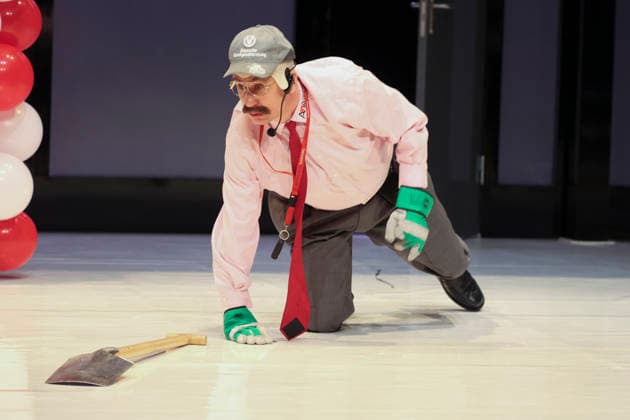 Lars Eidinger bei der Probe des Theaterstück DER GEIZIGE von Moliere, Regie Thomas_Ostermeier in der Schaubühne am Lehniner Platz am 30.03.26 in Berlin. Der Geizige - Schaubühne Berlin