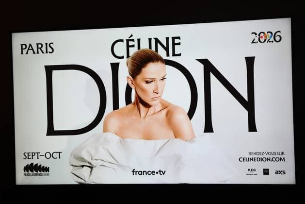 CELINE DION PHOTOPQR LE PARISIEN Le Parisien Arnaud Journois PARIS 30 03 2026 Paris le 30 mars 2026 Annonce des concerts de Céline Dion sur France 2 Photo Le Parisien Arnaud Journois to celebrate the 58th Birthday of Canadian singer Celine Dion, in Paris, on March 30, 2026 To celebrate her 58th birthday, Celine Dion announced on the evening of March 30, 2026, a series of ten concerts in September and October in Paris, officially marking her return after six years away from the stage PARIS France  Copyright: xPHOTOPQR LExPARISIEN MAXPPPxLexParisienx xArnaudxJournoisx 20260330LPA1260 20260330LPA1260
