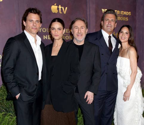 Entertainment Bilder des Tages #2 Apple TV s Your Friends & Neighbors Season 2 Premiere James Marsden, Amanda Peet, Jonathan Tropper, Jon Hamm and Olivia Munn attending Apple TV s Your Friends & Neighbors Season 2 Premiere held The New York Historical on March 30, 2026 in New York City, NY New York City The New York Historical NY USA Copyright: xStevenxBergman AFF-USA.COMx