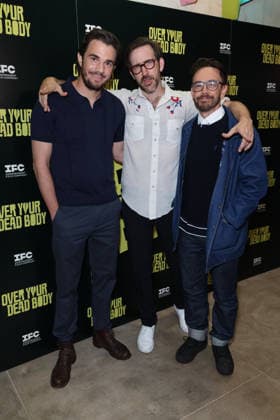 Los Angeles Premiere Of IFC Films Over Your Dead Body guest, guest and Jorma Taccone at the Los Angeles Premiere Of IFC Films Over Your Dead Body held at Vidiots on March 30, 2026 in Eagle Rock, Los Angeles, California, United States., Credit:Xavier Collin Avalon USA, Los Angeles  Copyright: xXavierxCollinx xAvalonx 1087584870
