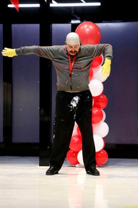Lars Eidinger bei der Fotoprobe zum Theaterstück Der Geizige in der Schaubühne. Berlin, 30.03.2026