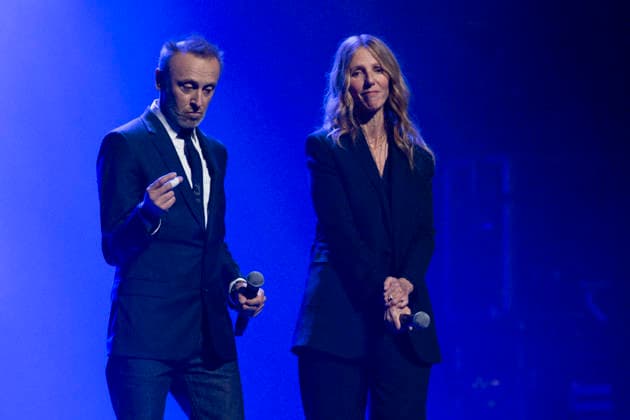 Pierre Souchon and Sandrine Kiberlain on stage at the Gala evening for the Alzheimer s Research Foundation Paris 2026 at the Olympia on March 30, 2026 Borde Rindoff Bestimage Gala evening for the Alzheimer s Research Foundation Paris 2026 at the Olympia on March 30, 2026 Paris France  Copyright: xRINDOFF-BORDEx xBESTIMAGExRINDOFF-BORDEx xBESTIMAGEx
