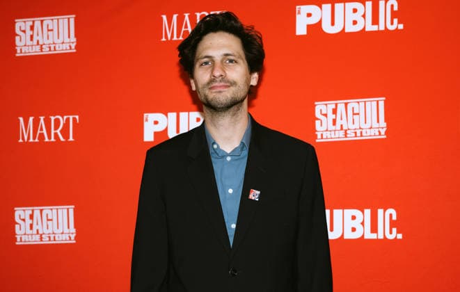 March 30, 2026, New York, Ny, United States: Aleksandr Molochnikov attends the Opening Night of Seagull: True Story . Held at The Public Theate in New York. Dinara Khairova Zuma Press March 30, 2026. New York United States - ZUMAp281 20260330_zea_p281_001 Copyright: xPhotoxImagexPressx
