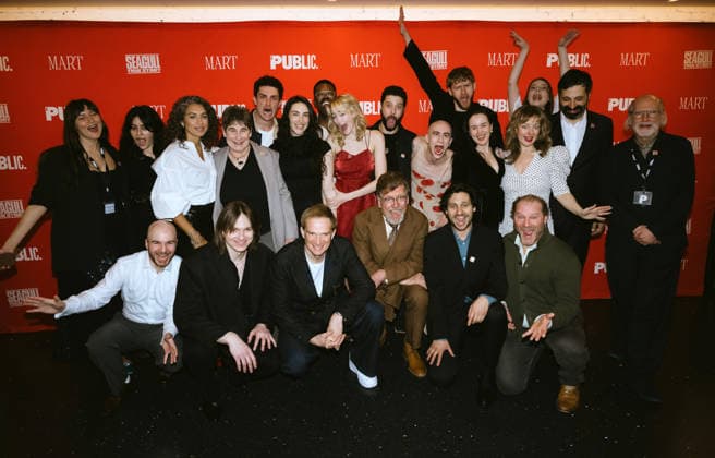 March 30, 2026, New York, Ny, United States: Seagull: True Story Cast attend the Opening Night of Seagull: True Story . Held at The Public Theate in New York. Dinara Khairova Zuma Press March 30, 2026. New York United States - ZUMAp281 20260330_zea_p281_059 Copyright: xPhotoxImagexPressx